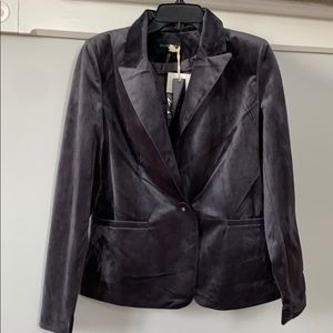 Dolce Cabo Slate Blue Suede Blazer